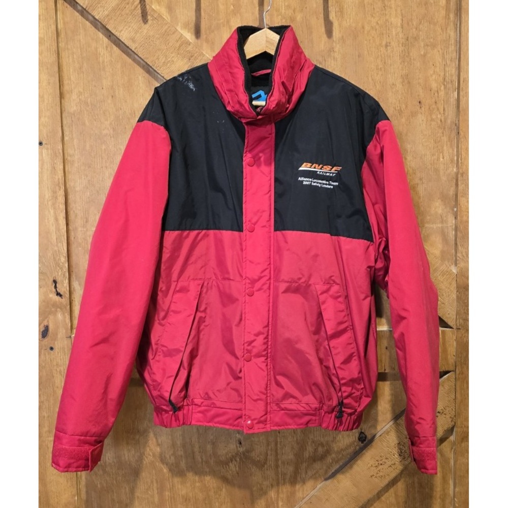 BNSF Railroad Jacket Alliance Locomotive Team 2007 Safety Leaders Coat Size M